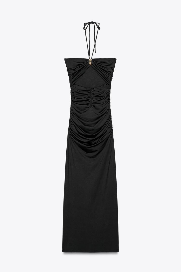 ISLA CUT-OUT MIDI DRESS