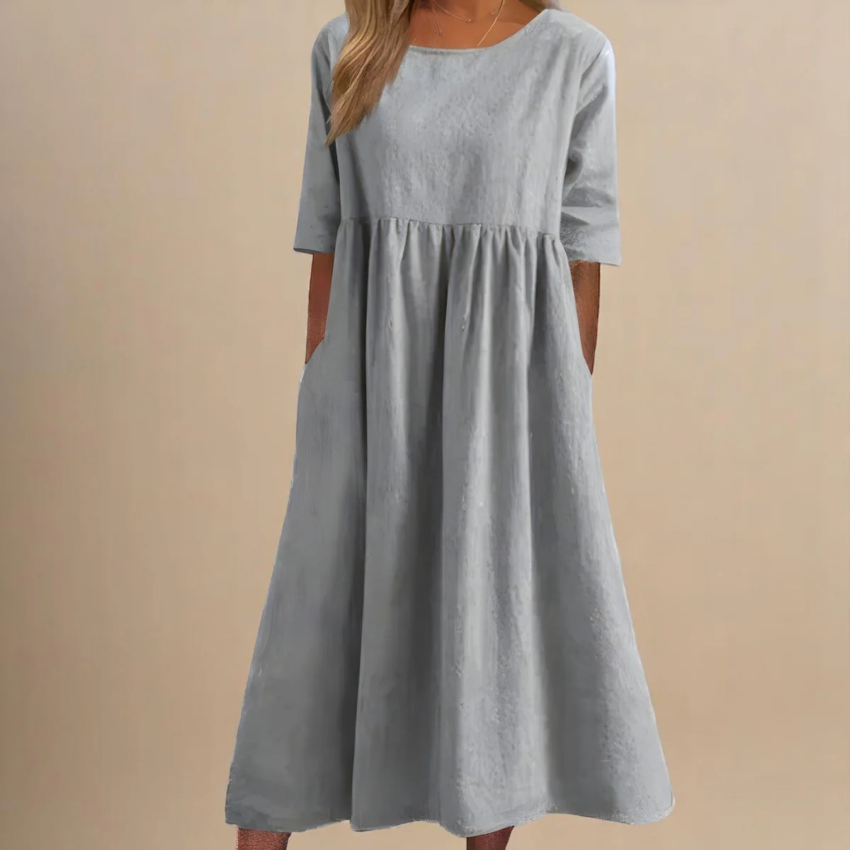 Miranda | Classic Mid Sleeve Dress