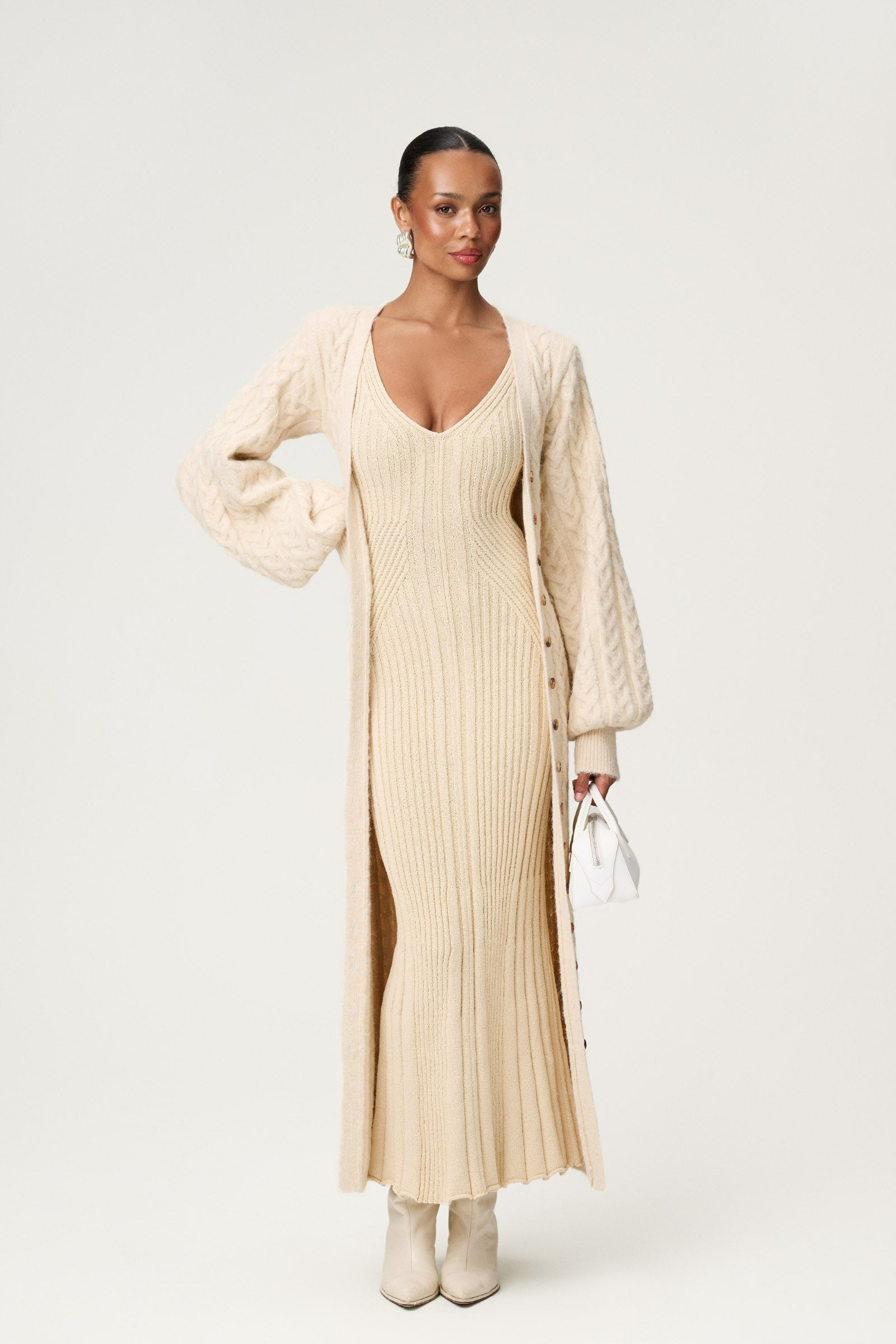 AVELINE | KNITTED MAXI DRESS