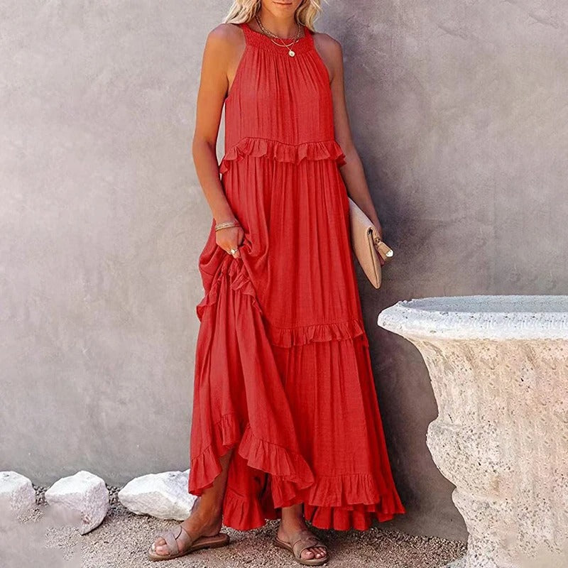 Elara | Flowing Summer Maxi Dress