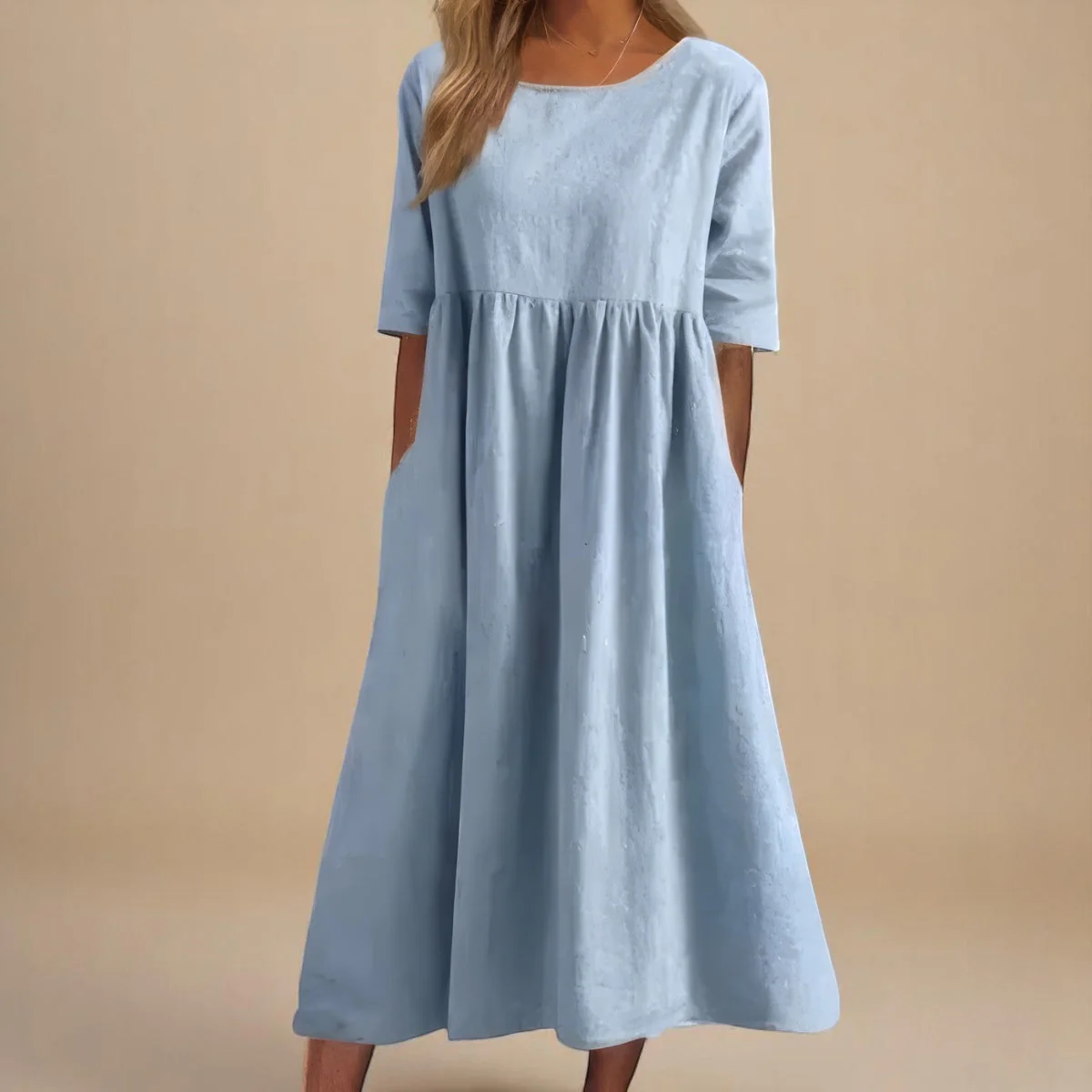 Miranda | Classic Mid Sleeve Dress