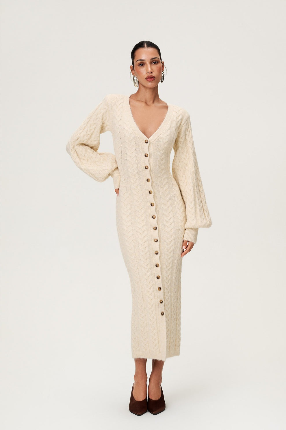 AVELINE | KNITTED MAXI DRESS