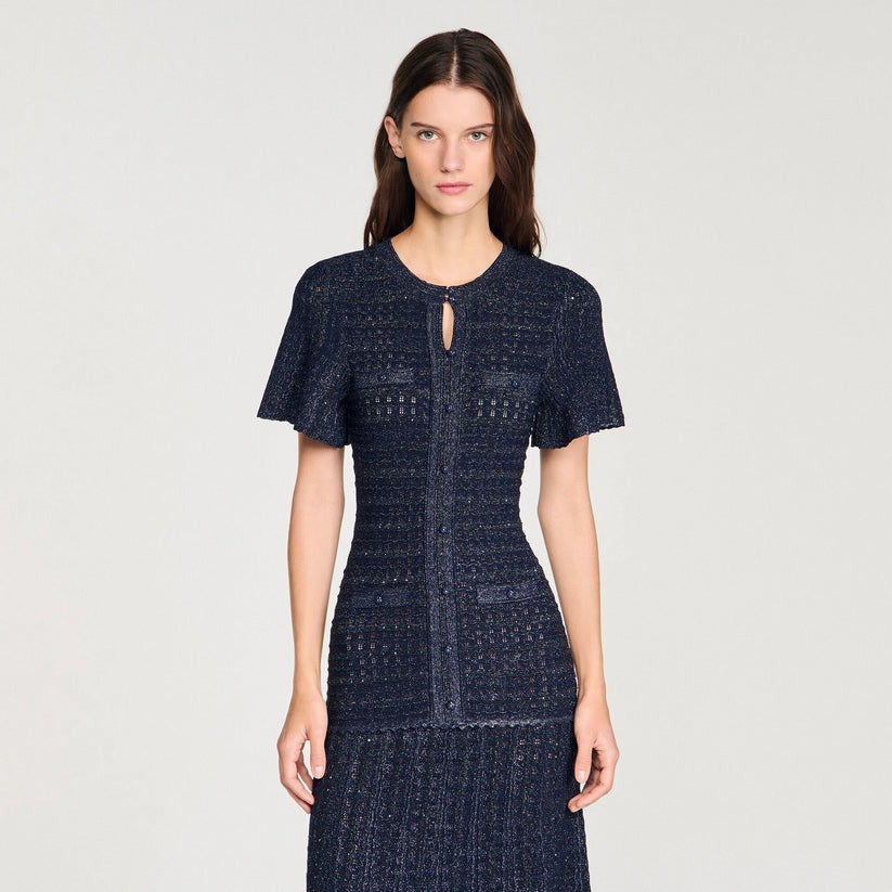 ELVIRA | SPARKLE KNIT MAXI DRESS