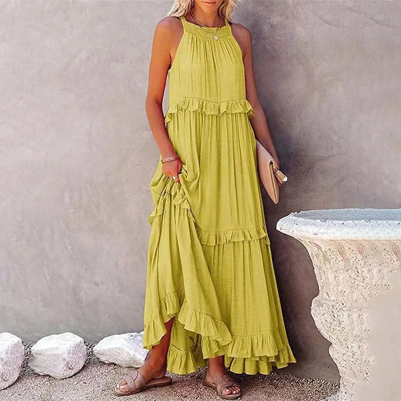 Elara | Flowing Summer Maxi Dress