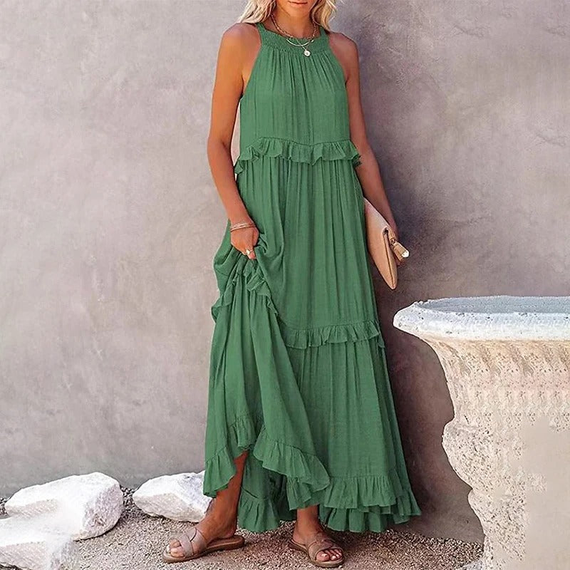 Elara | Flowing Summer Maxi Dress