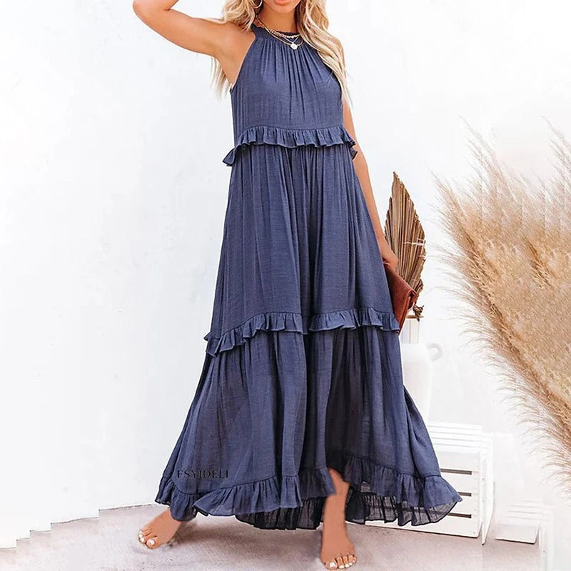 Elara | Flowing Summer Maxi Dress